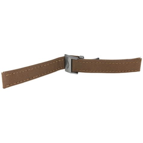 Breitling Brown Canvas 22 mm Strap 